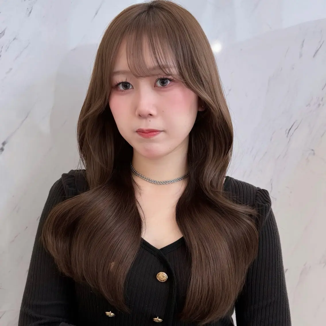 ロング カラー ブリーチ ヘアカラー Parve Mix 森 美遥🩶のヘアスタイル