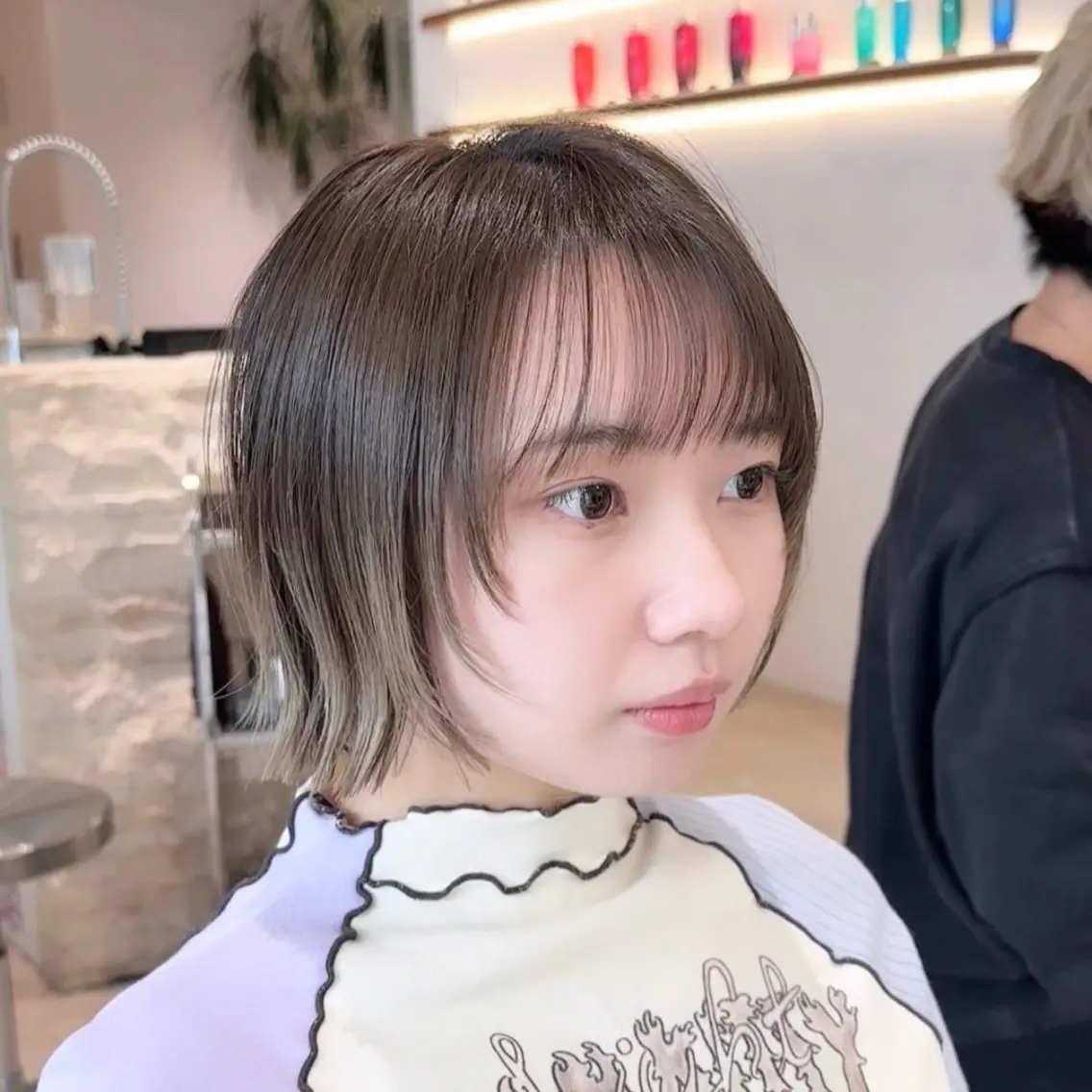 ショート カラー ショートボブ ショートレイヤー ハンサムショート 丸みショート ボブ カット ヘアカラー トリートメント 田中航平/渋谷ボブ/ レイヤーボブのヘアスタイル