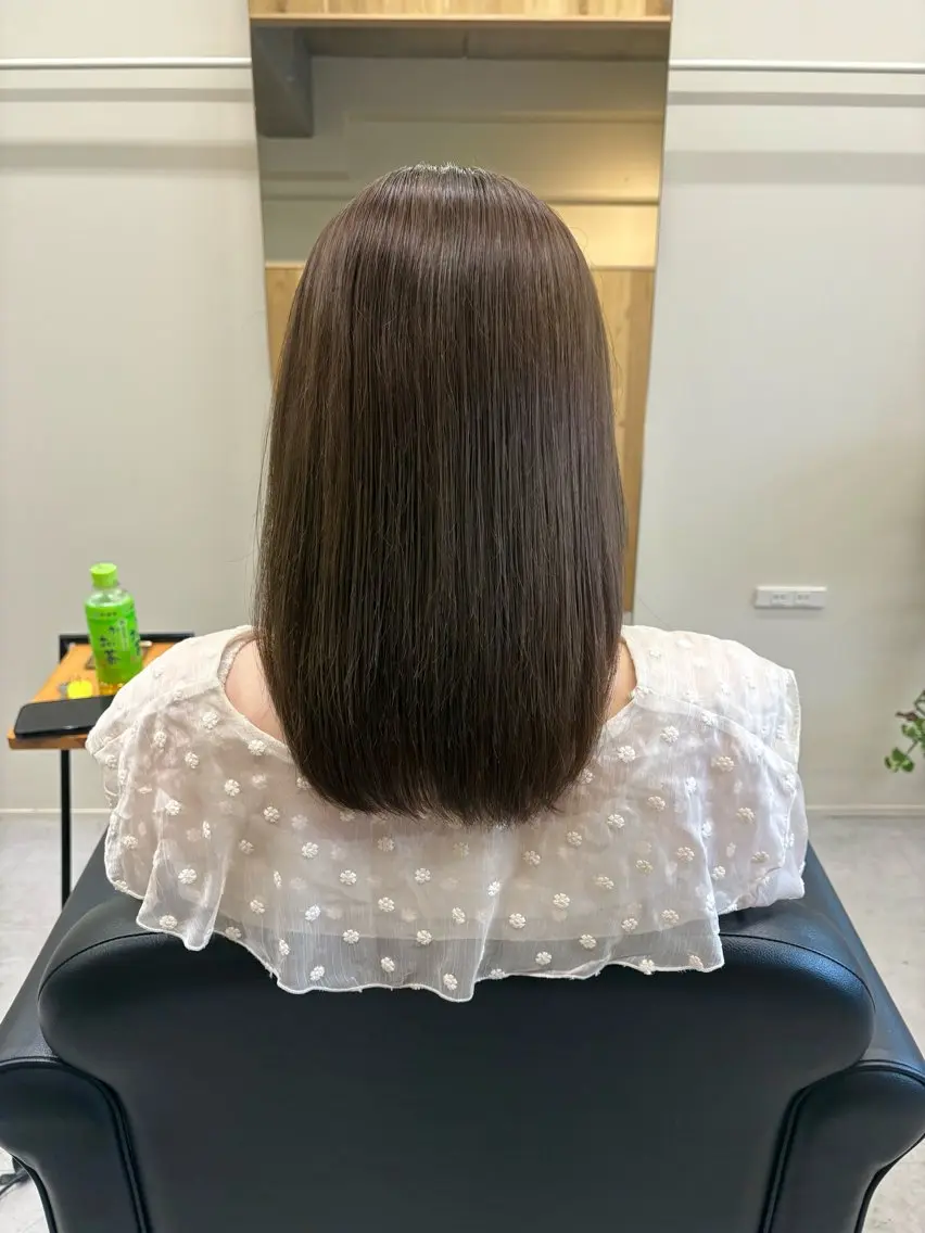 ミディアム カラー カット ヘアカラー トリートメント natsuki /HUIのヘアスタイル