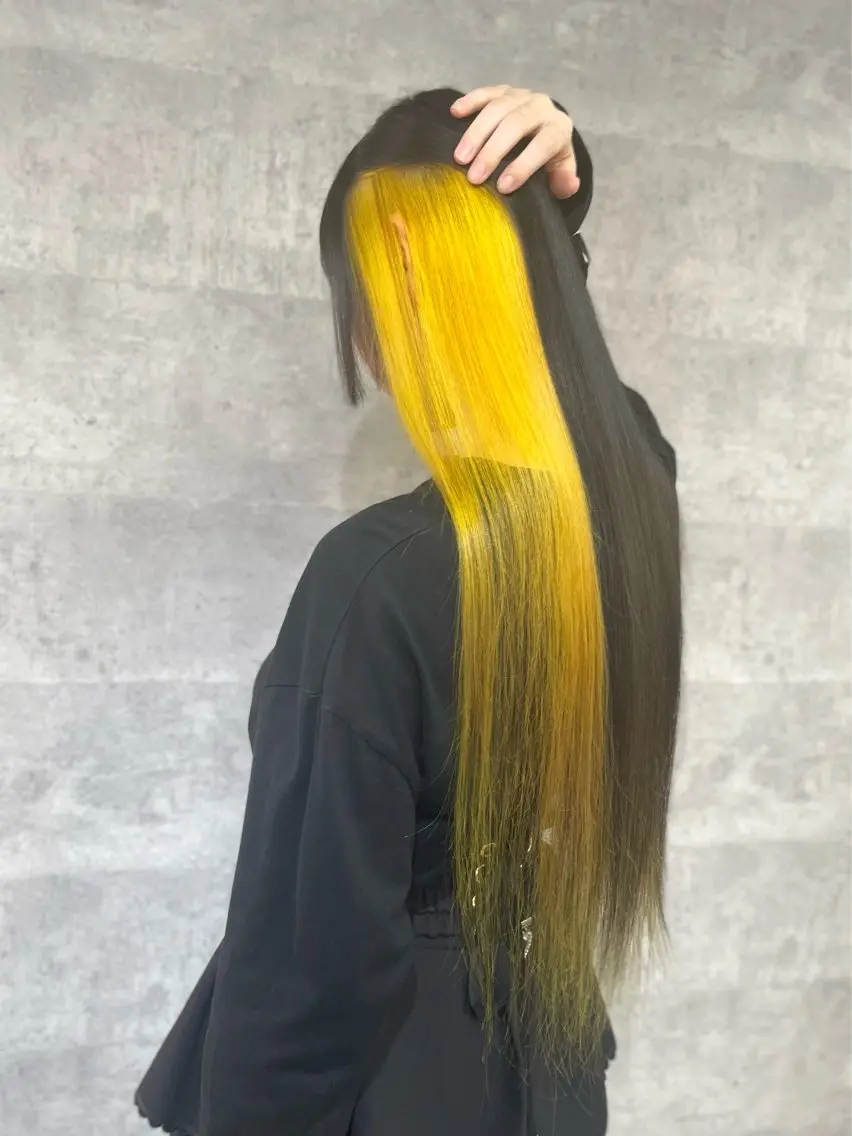 カラー ヘアカラー yasuハイトーン/ デザインカラーのヘアスタイル
