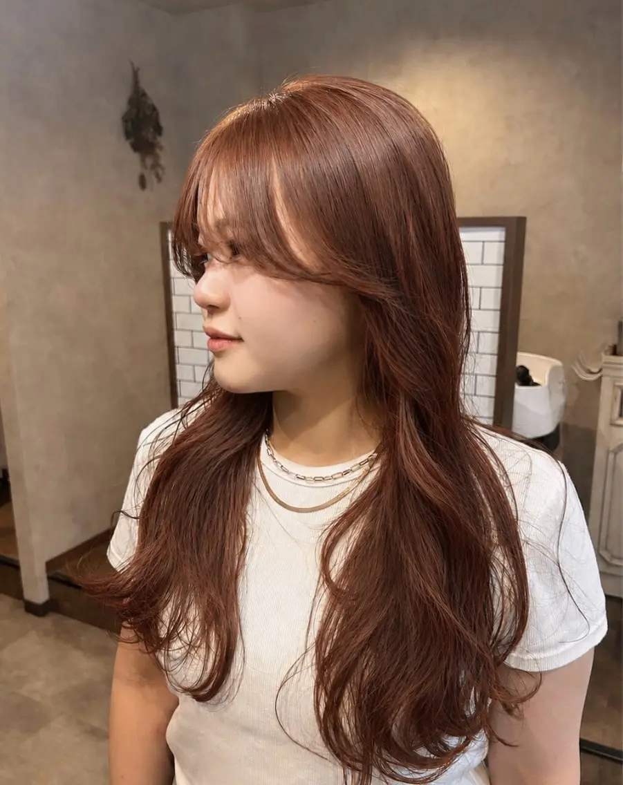 ロング カラー ヘアカラー トリートメント silk🕯 hikaruのヘアスタイル