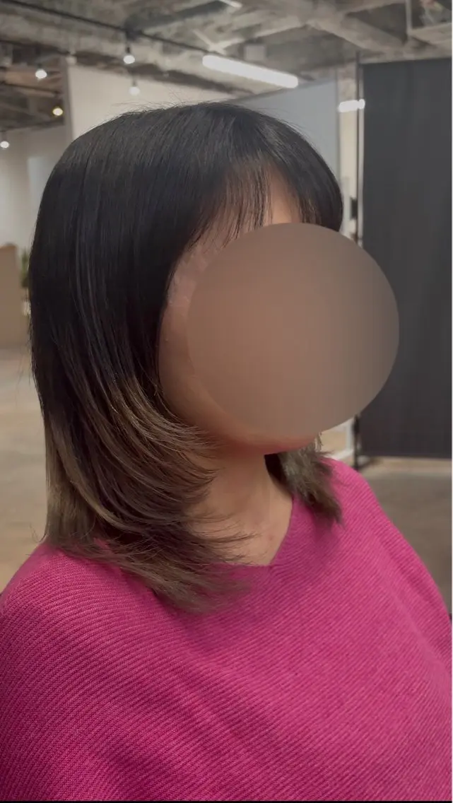 ミディアム Haruto /ナチュラル艶カラーのヘアスタイル