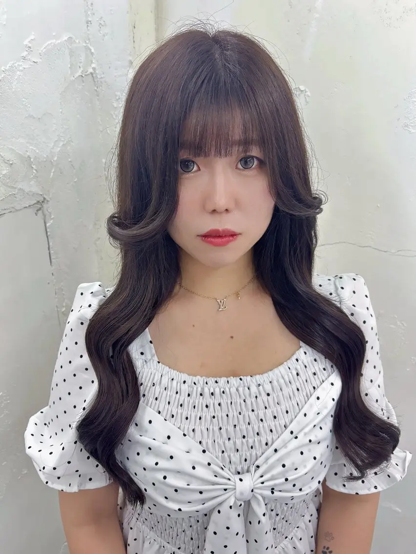 ロング エクステ 韓国風ヘア エクステ 馴染ませエクステ/ ヒロヤのヘアスタイル