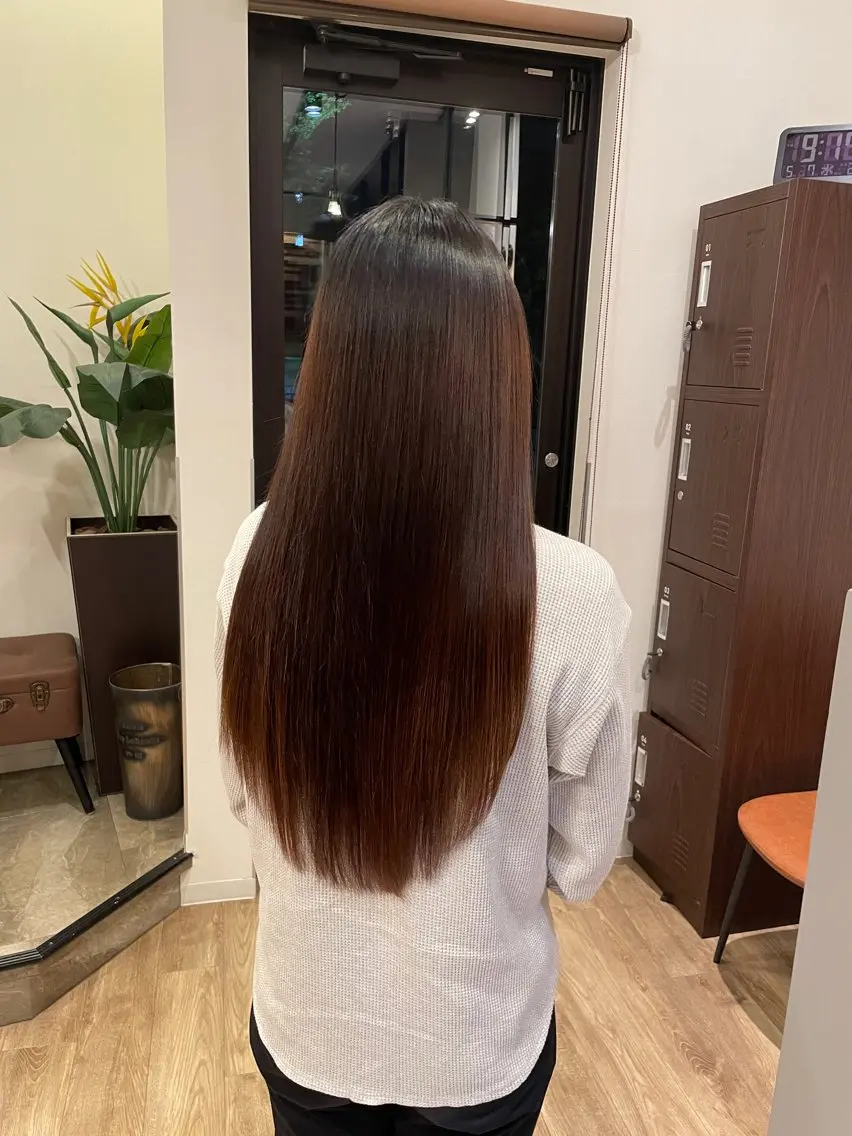 ロング 安倍 辰哉のヘアスタイル