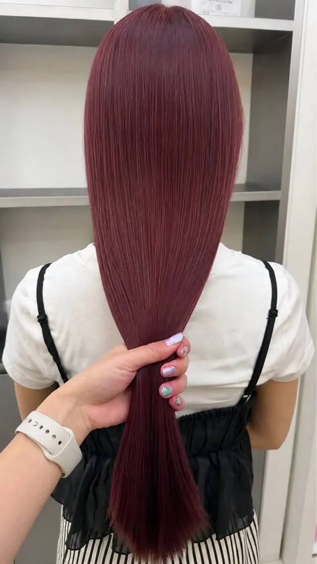 セミロング カラー ヘアアレンジ ブリーチ 透明感カラー ダブルカラー ブリーチなしカラー 韓国風ヘア カット ヘアカラー トリートメント ヘッドスパ ヘアセット レイヤー×ベージュ ×暖色🩷AINAのヘアスタイル