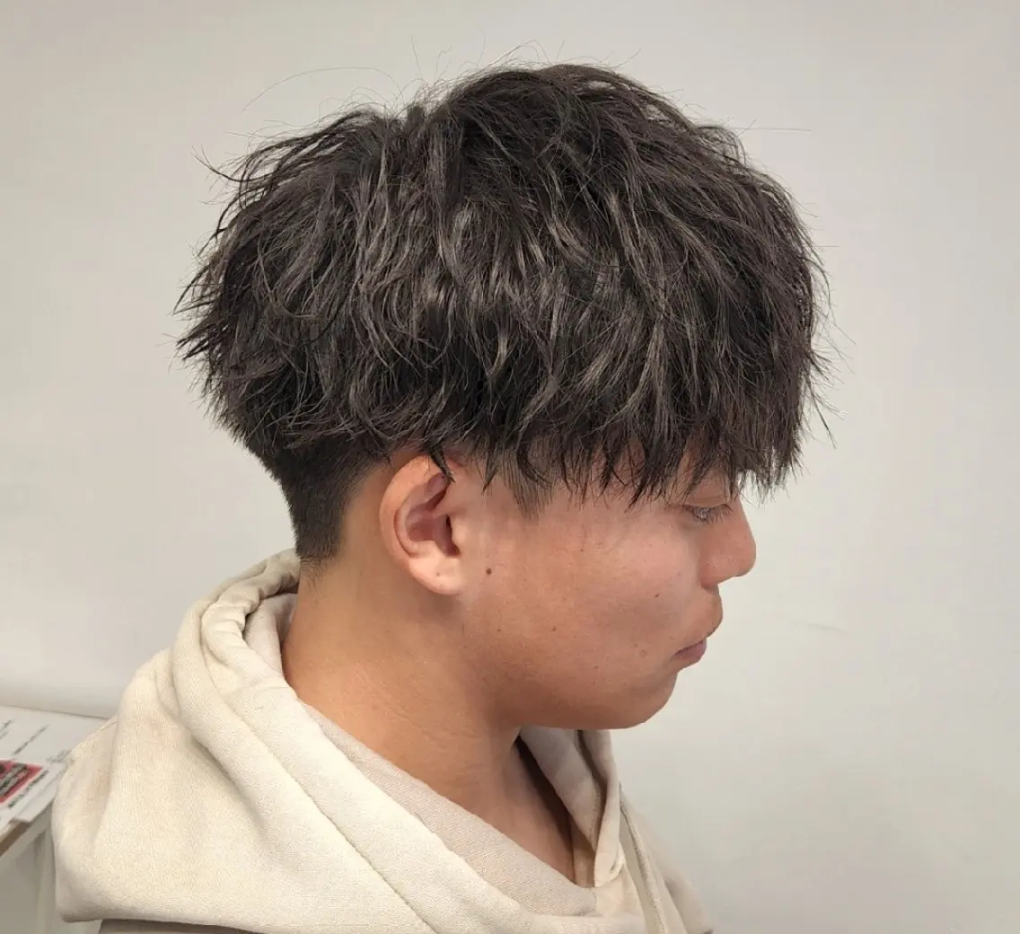 ショート パーマ メンズ 【イケメン風パーマ】 SHOFYのヘアスタイル