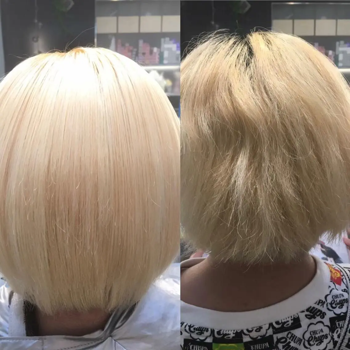 ショート カラー カット 縮毛矯正 トリートメント DOUBLE レッスンモデル募集☆のヘアスタイル