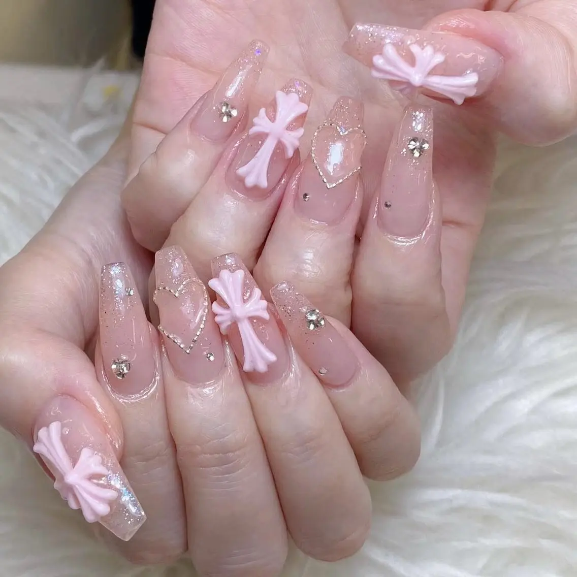 ネイル ハンドネイル ANH ゴテゴテネイルのネイルデザイン