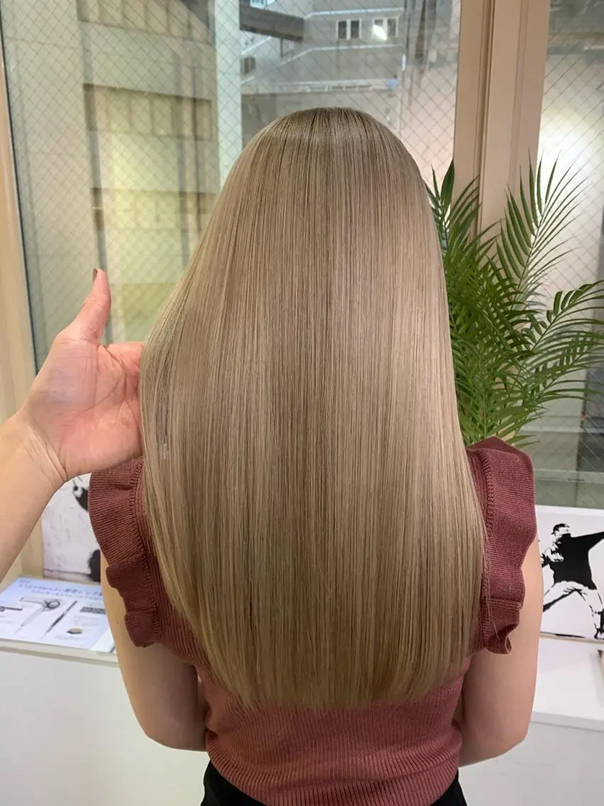 【✨人気の髪質改善✨】ケラチントリートメント＋ダブルカラー👩🏻‍🦰の写真