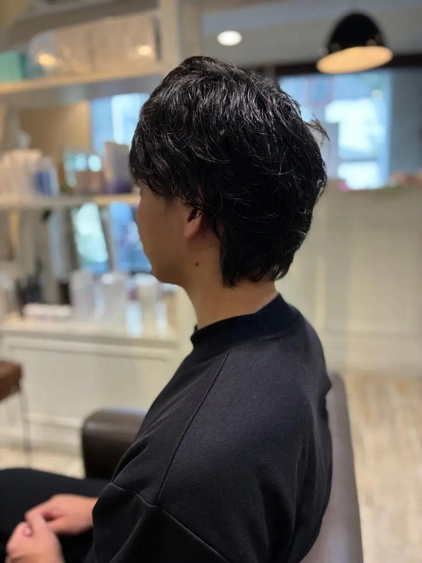 パーマ メンズ カット パーマ 【水素カラー/メンズ 】Lee布施/純平のヘアスタイル