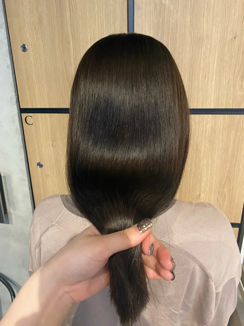ロング 髪質改善 トリートメント カット ヘアカラー トリートメント 髪質改善サロン 梅田/ヨナミネのヘアスタイル