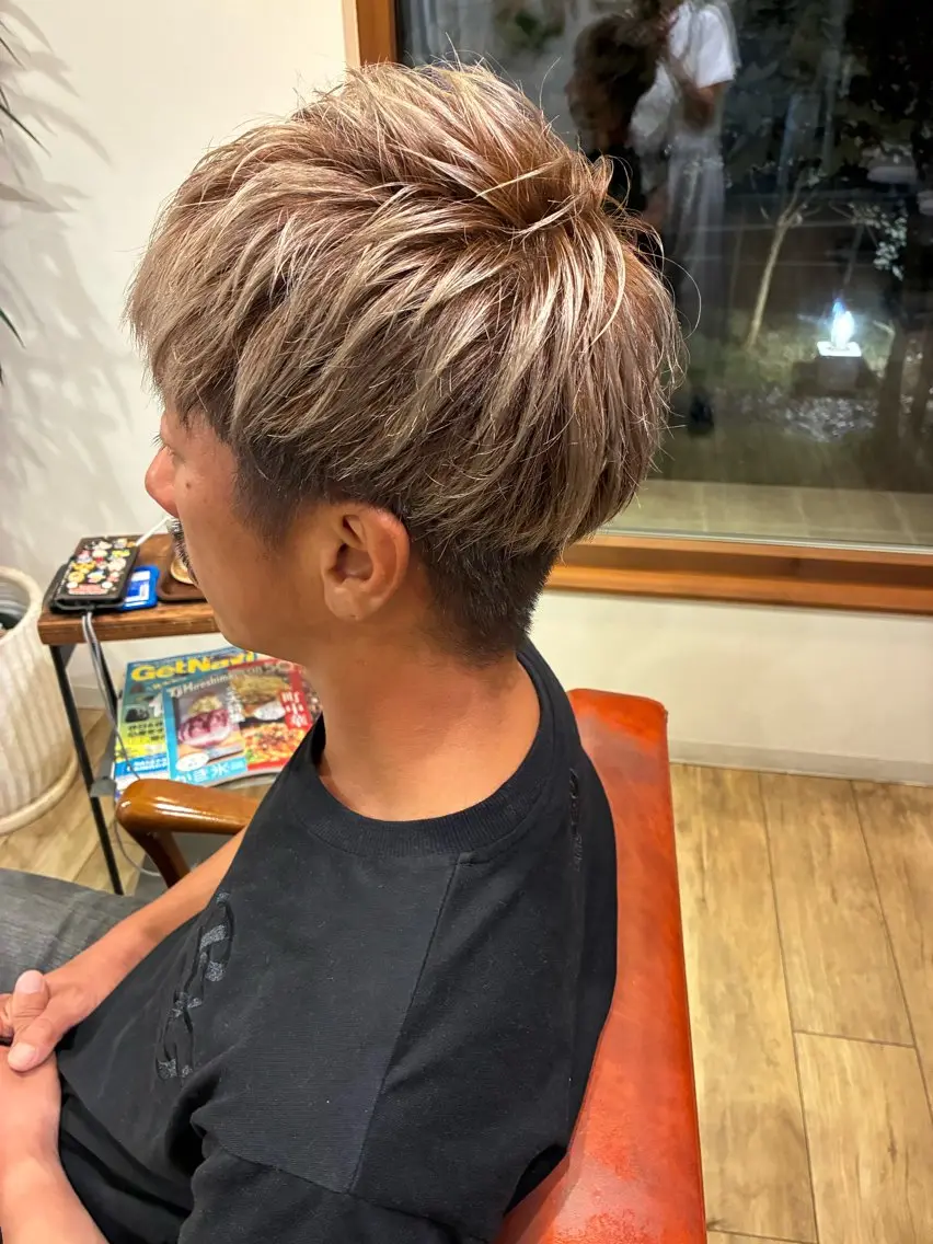 カラー メンズ 清水 美香のヘアスタイル