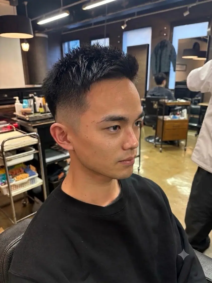 ショート メンズ 衛藤 星芭／カット無料天神のヘアスタイル