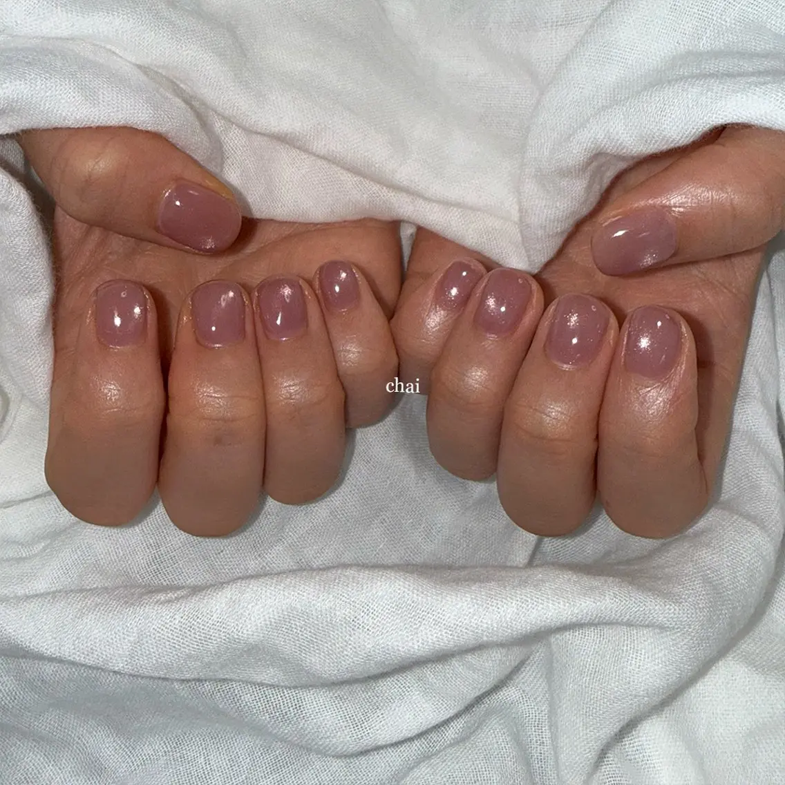 ネイル マグネットネイル ショートネイル ハンドネイル chai nail +  eye📍鶴橋のネイルデザイン