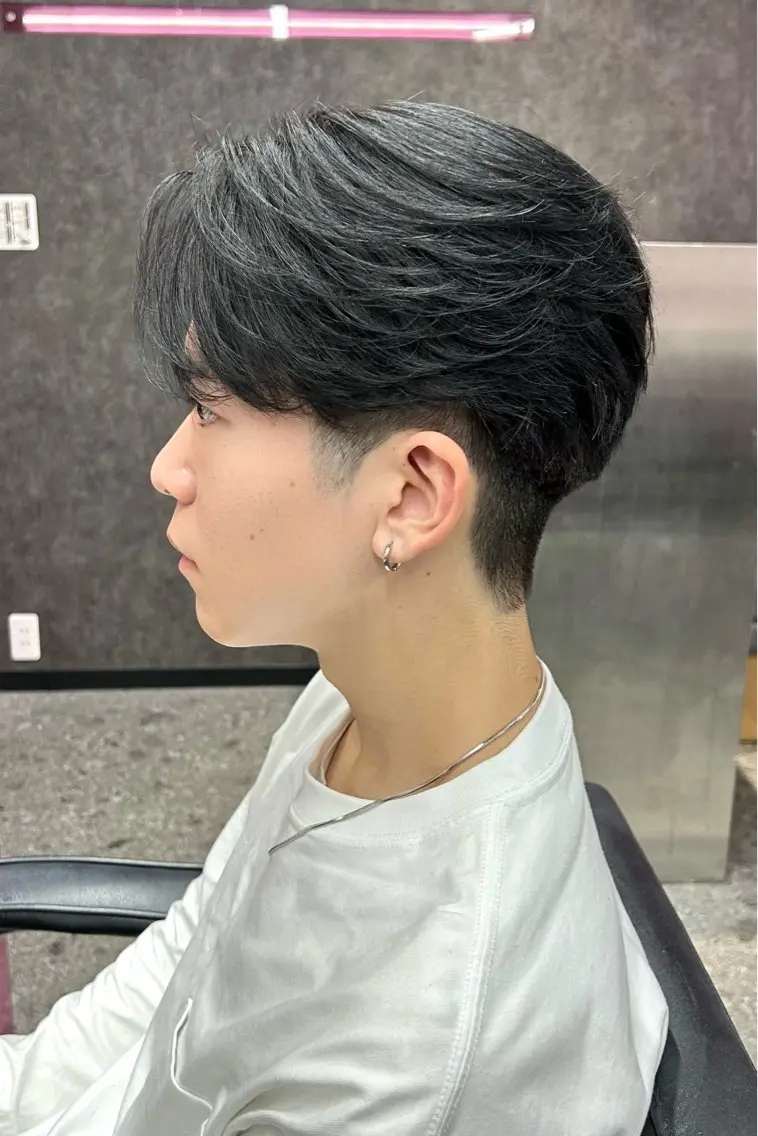 ショート カラー メンズ カット ヘアセット メンズスタイリスト 前田雄輝のヘアスタイル