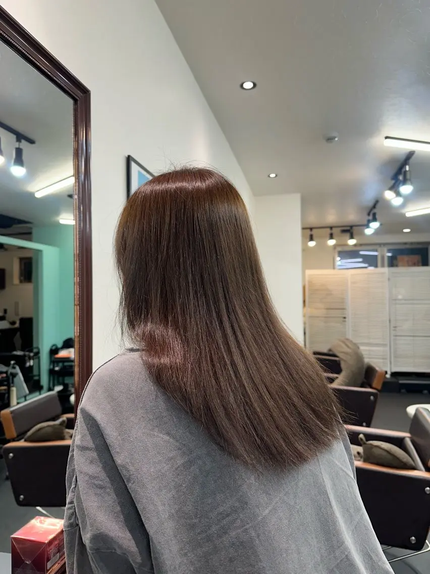 ロング カラー MOMO 💕💕のヘアスタイル