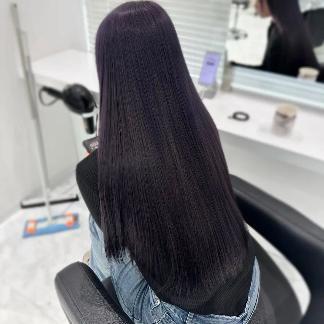 ロング カラー ヘアアレンジ 💓色落ちまで綺麗な 垢抜けカラー💓のヘアスタイル