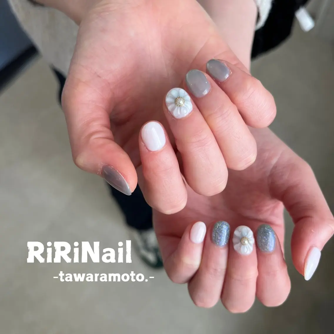 ネイル マグネットネイル ワンカラーネイル RiRiNail ☀︎ayakaのネイルデザイン