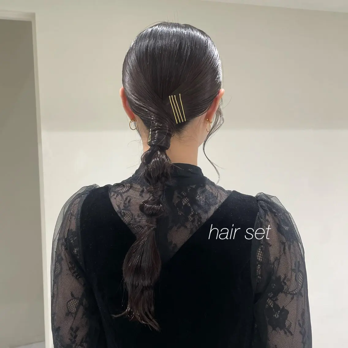 ヘアアレンジ kanon本厚木 シースルーマッシュのヘアスタイル