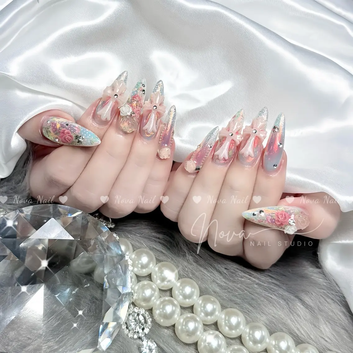 ネイル ハンドネイル ハンドケア Kitty Nail Novaのネイルデザイン