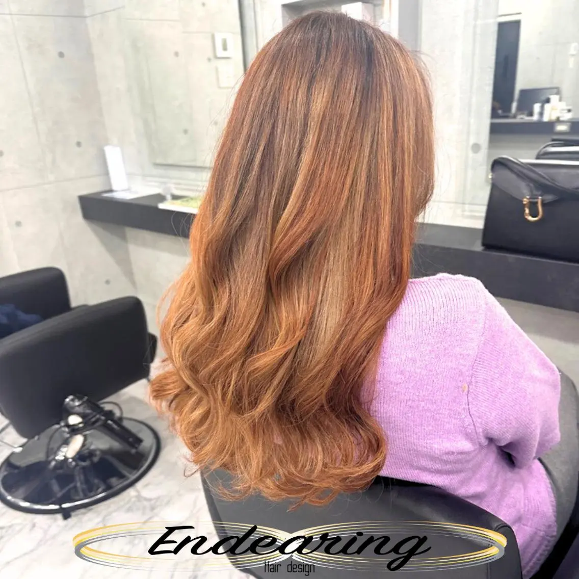 カラー ダブルカラー ハイライトカラー カット ヘアカラー トリートメント Endearing 銀座/レイヤーカットのヘアスタイル