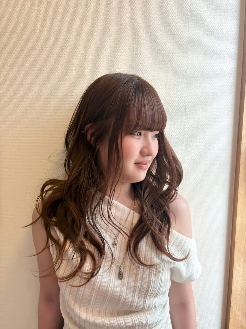 ロング カラー ヘアカラー flat /Rina🧸のヘアスタイル
