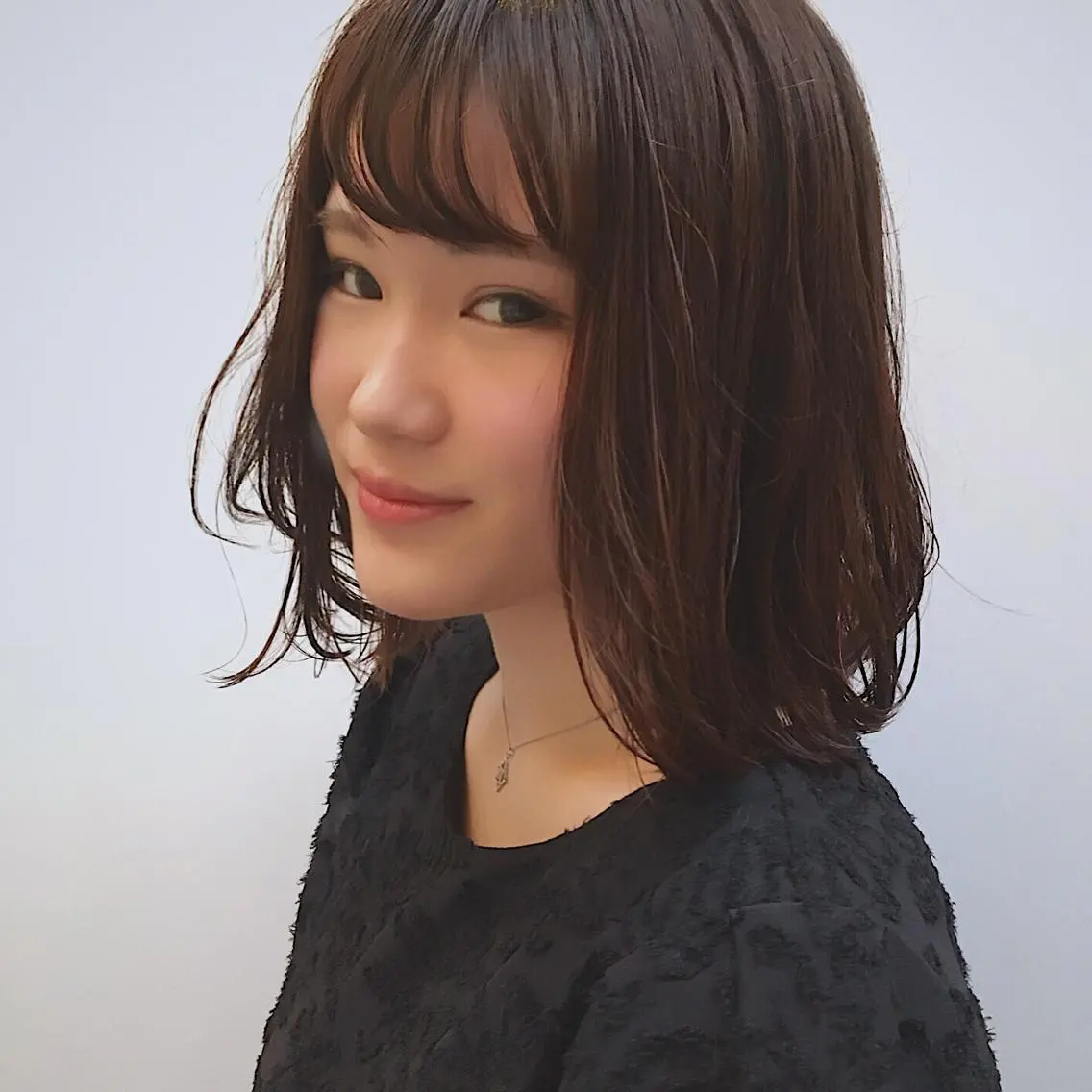 ショート 切りっぱなしボブ ボブ ショートヘア 縮毛矯正 トリートメント 山中 直輝のヘアスタイル