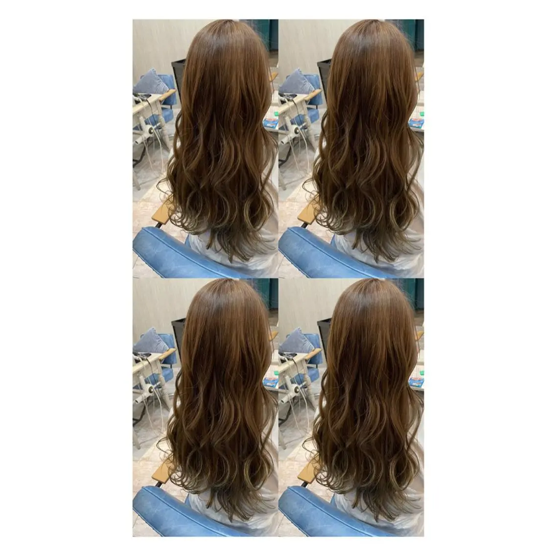 ロング カラー ヘアカラー トリートメント 店長✨レイヤー✖️ 髪質改善✖️韓国ヘアのヘアスタイル
