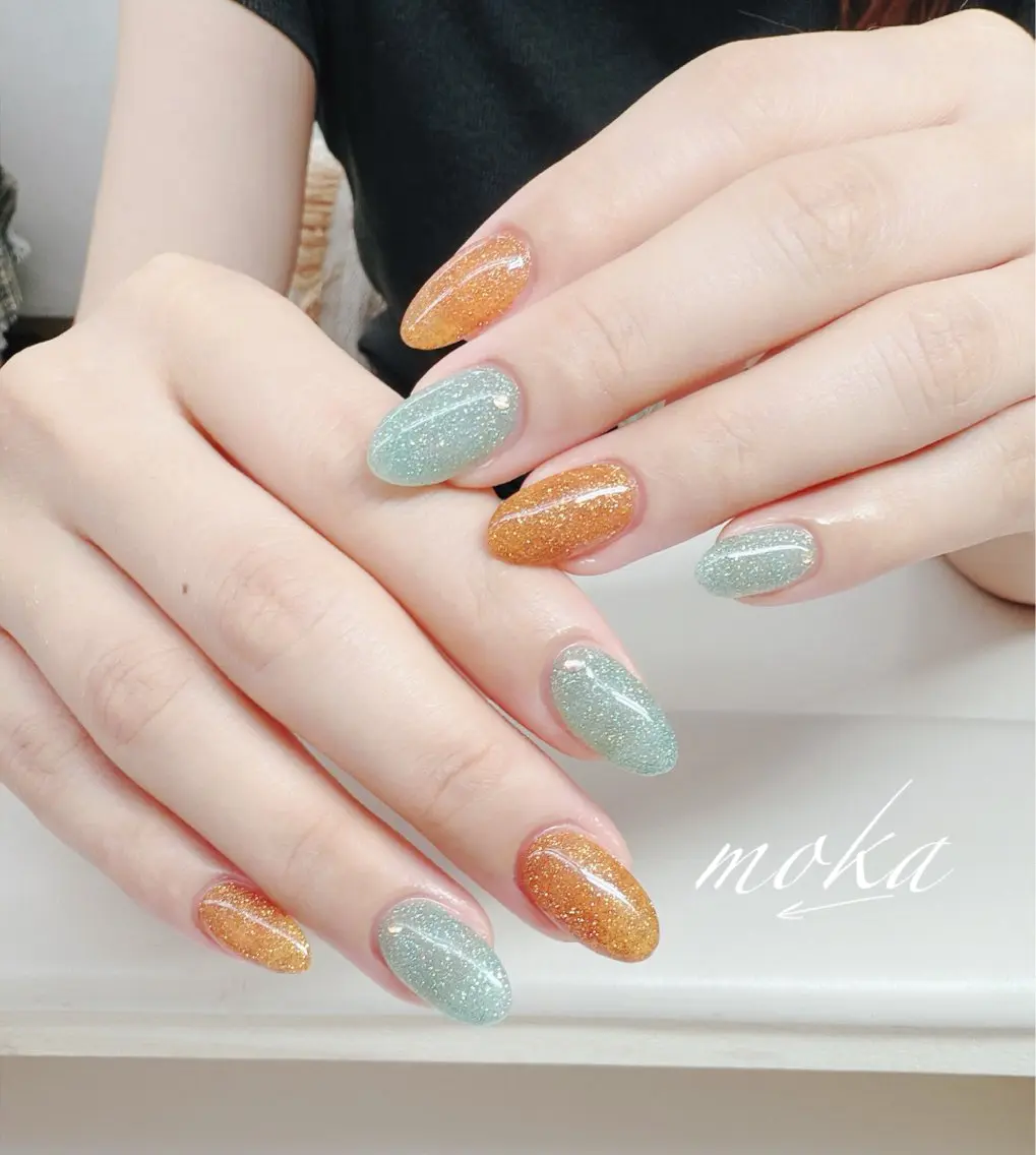 ネイル ハンドネイル 胡蝶蘭レディースサロ ンNailMOKAのネイルデザイン
