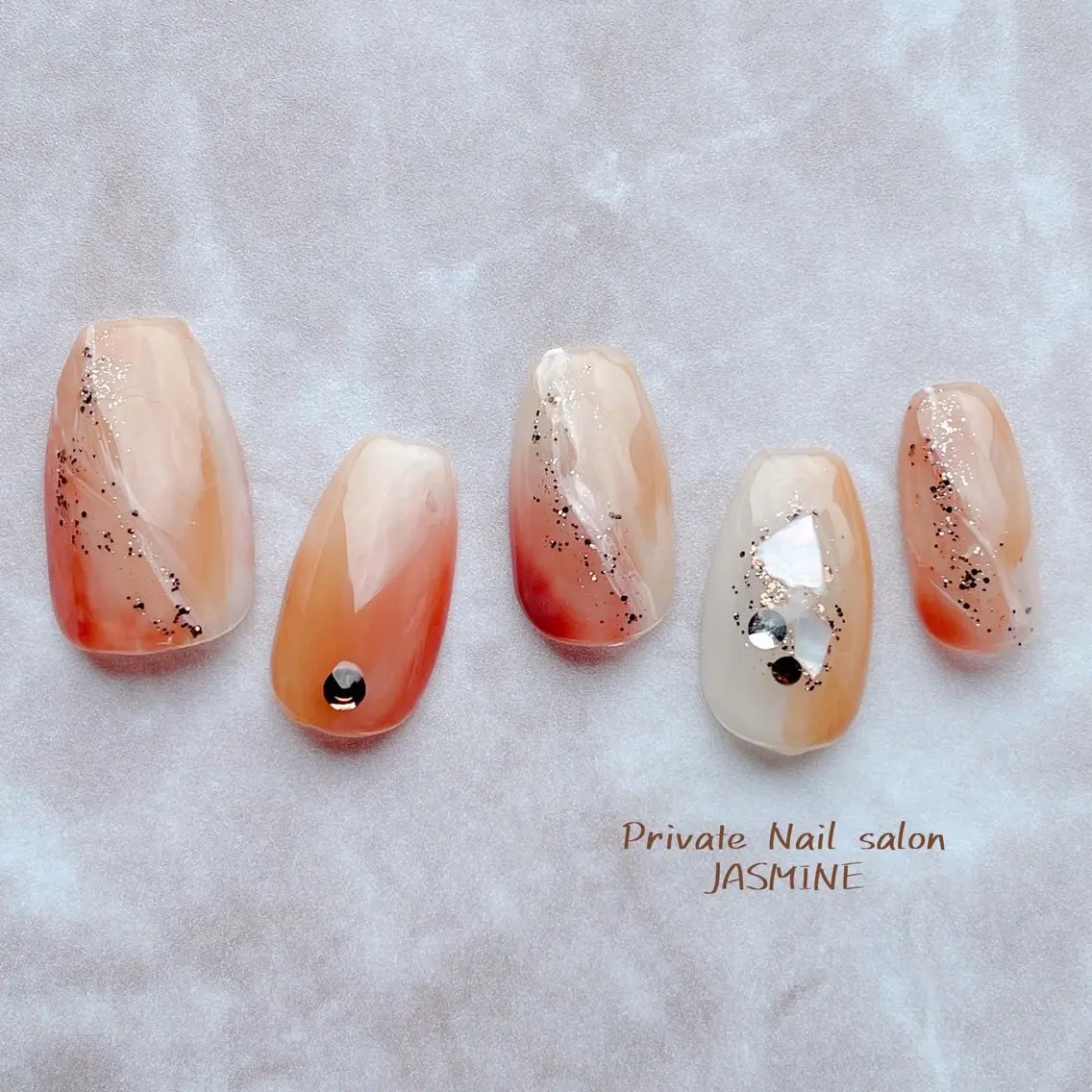 ネイル ニュアンスネイル ハンドネイル Nail salon JASMINEのネイルデザイン