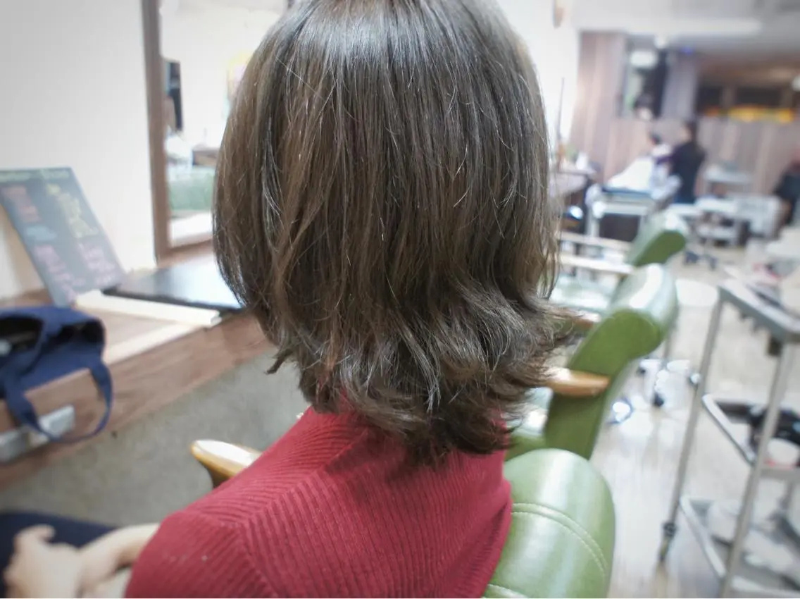 ミディアム カラー ヘアアレンジ たまプラーザ駅 YAMATOのヘアスタイル