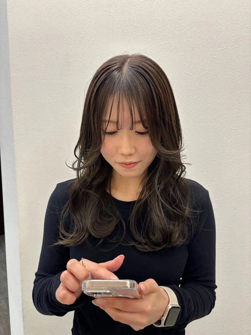 【可愛くサラサラ💘】ワンカラー🎨＋5ステップトリートメント🫧の写真