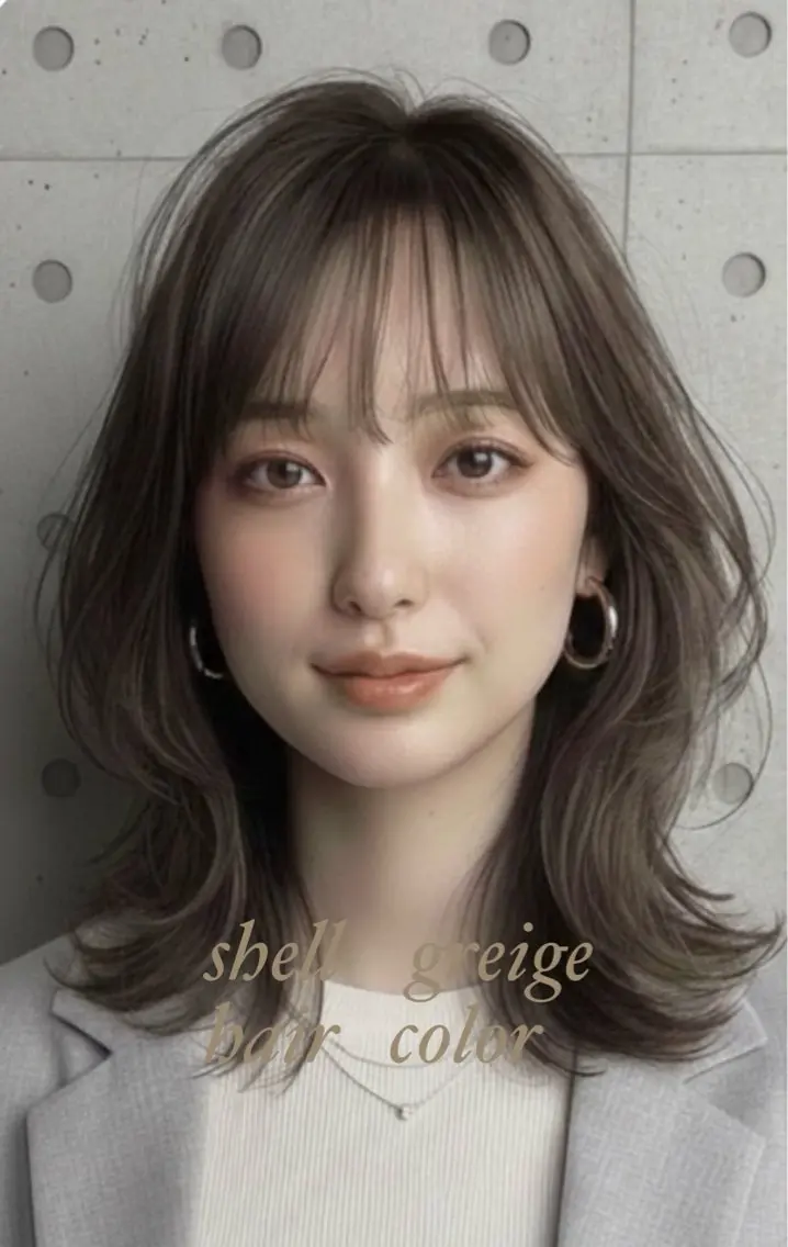 似合わせカット+透明感カラーの写真