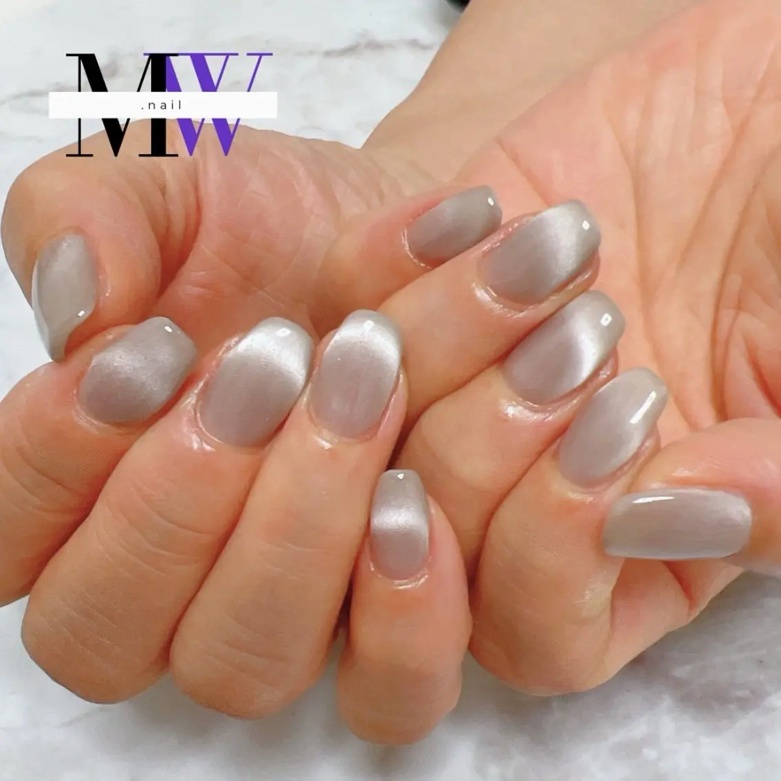 ネイル マグネットネイル ハンドネイル MW .nailのネイルデザイン