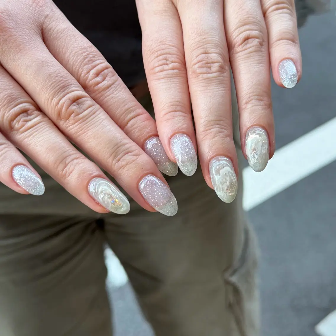 ネイル ニュアンスネイル ハンドネイル 𝐫𝐚𝐢 𝐧𝐚𝐢𝐥のネイルデザイン