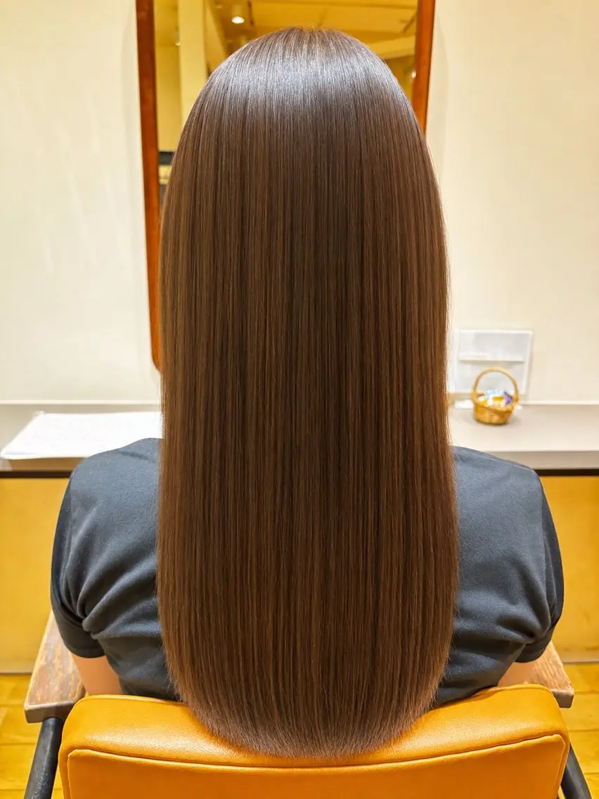 カラー CLAPSコハク モデル募集のヘアスタイル