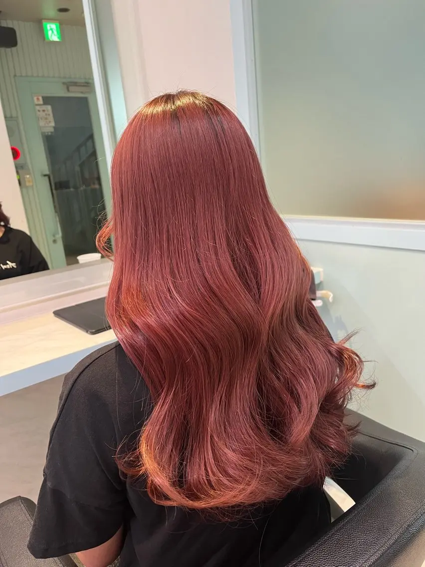 ロング カラー ヘアカラー ブリーチカラー 🩵MIZUKIのヘアスタイル