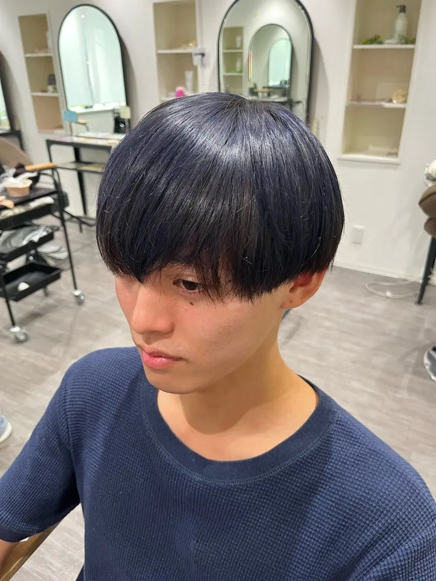 ショート カラー メンズ ヘアカラー トリートメント cocotte 💟草間紫音💟のヘアスタイル