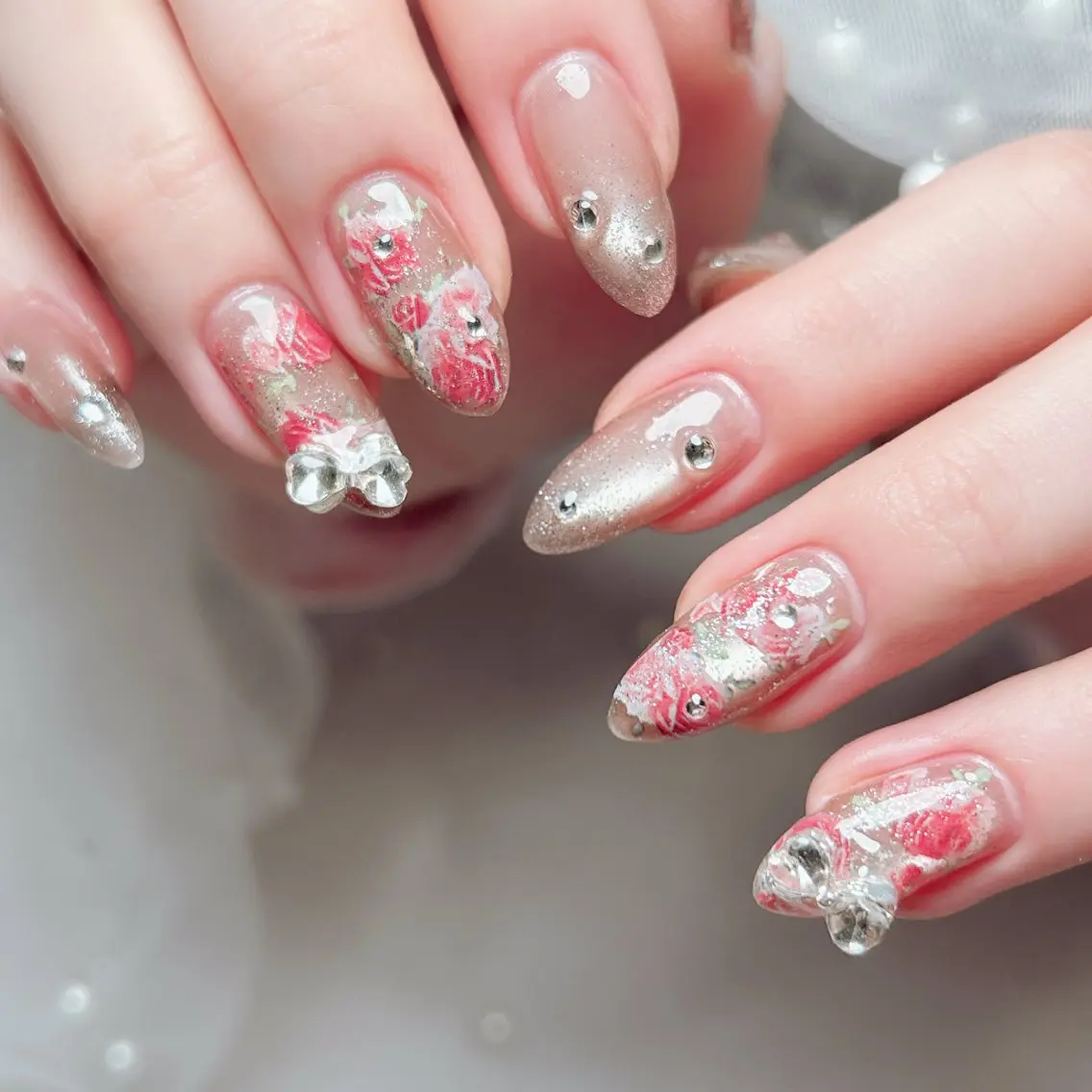 ネイル ジェルネイル グラデーション シンプルネイル ハンドネイル Cute Tips nailのネイルデザイン
