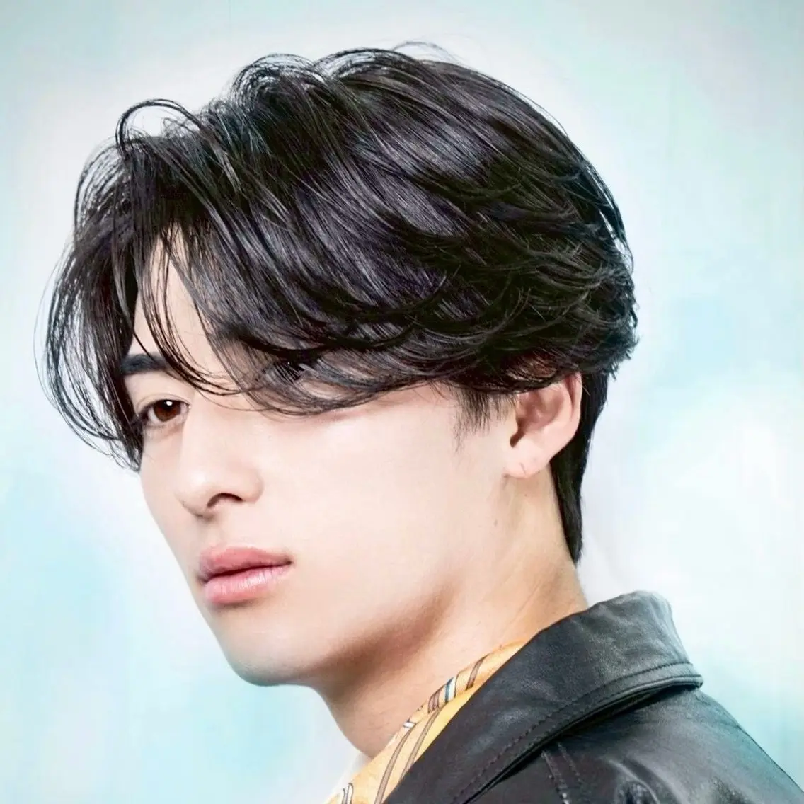 ショート パーマ メンズ パーマ 山本 結仁のヘアスタイル
