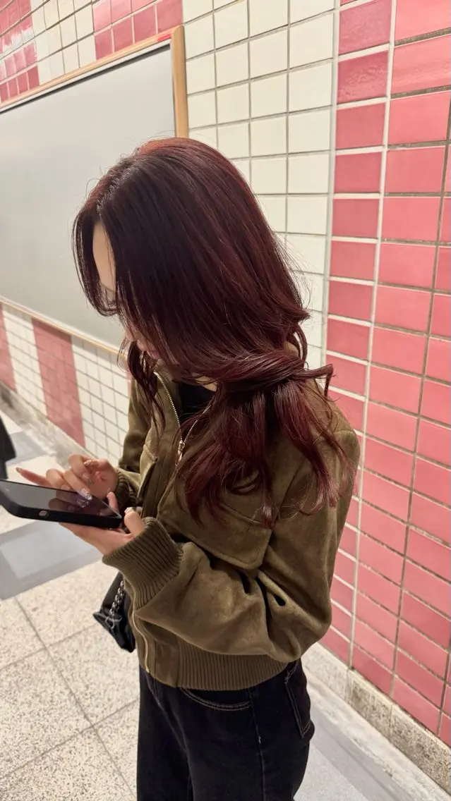 ロング カラー ヘアカラー トリートメント 桜新町/ Mea⭐︎のヘアスタイル