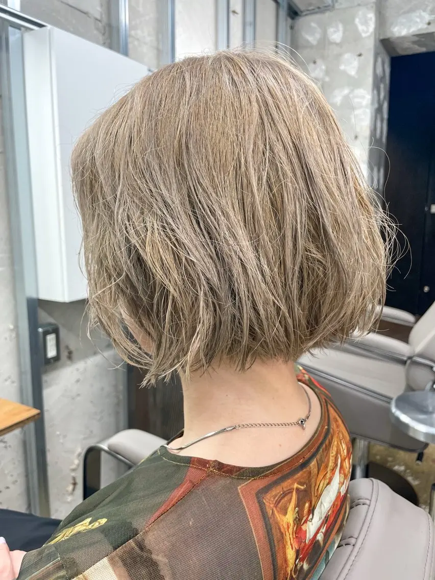 ショート ショートボブ ボブ レイヤーカット ショートヘア カット ヘアカラー ショート/レイヤー/ ツヤ髪/なかちゃんのヘアスタイル