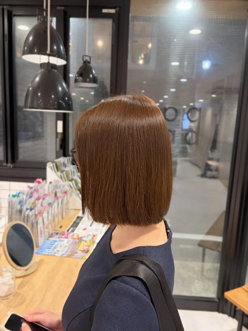 セミロング ヘアカラー トリートメント カラー/アレンジ/ mikuru🫧のヘアスタイル