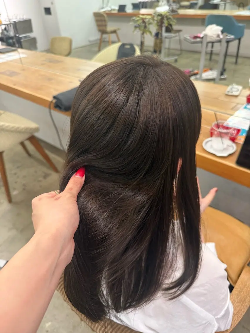 カラー+シャンプーブローの写真