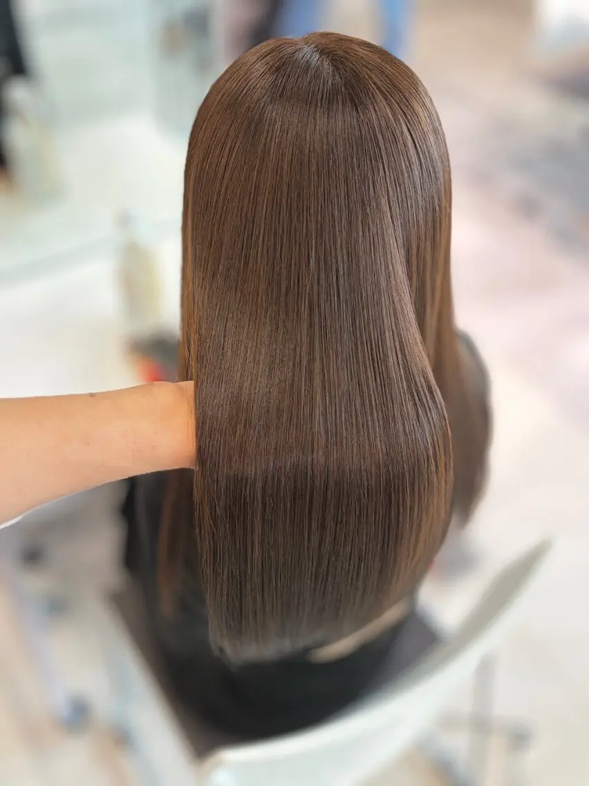 セミロング ヘアカラー トリートメント 🤍透明感カラー hayato🤍のヘアスタイル
