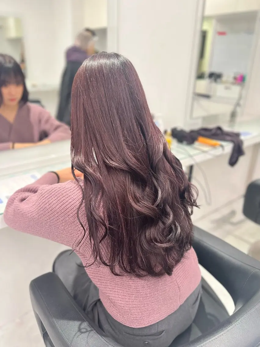 カラー カット 縮毛矯正 トリートメント ヘッドスパ ヘアセット ブリーチなし透明感 💗RYOTAのヘアスタイル