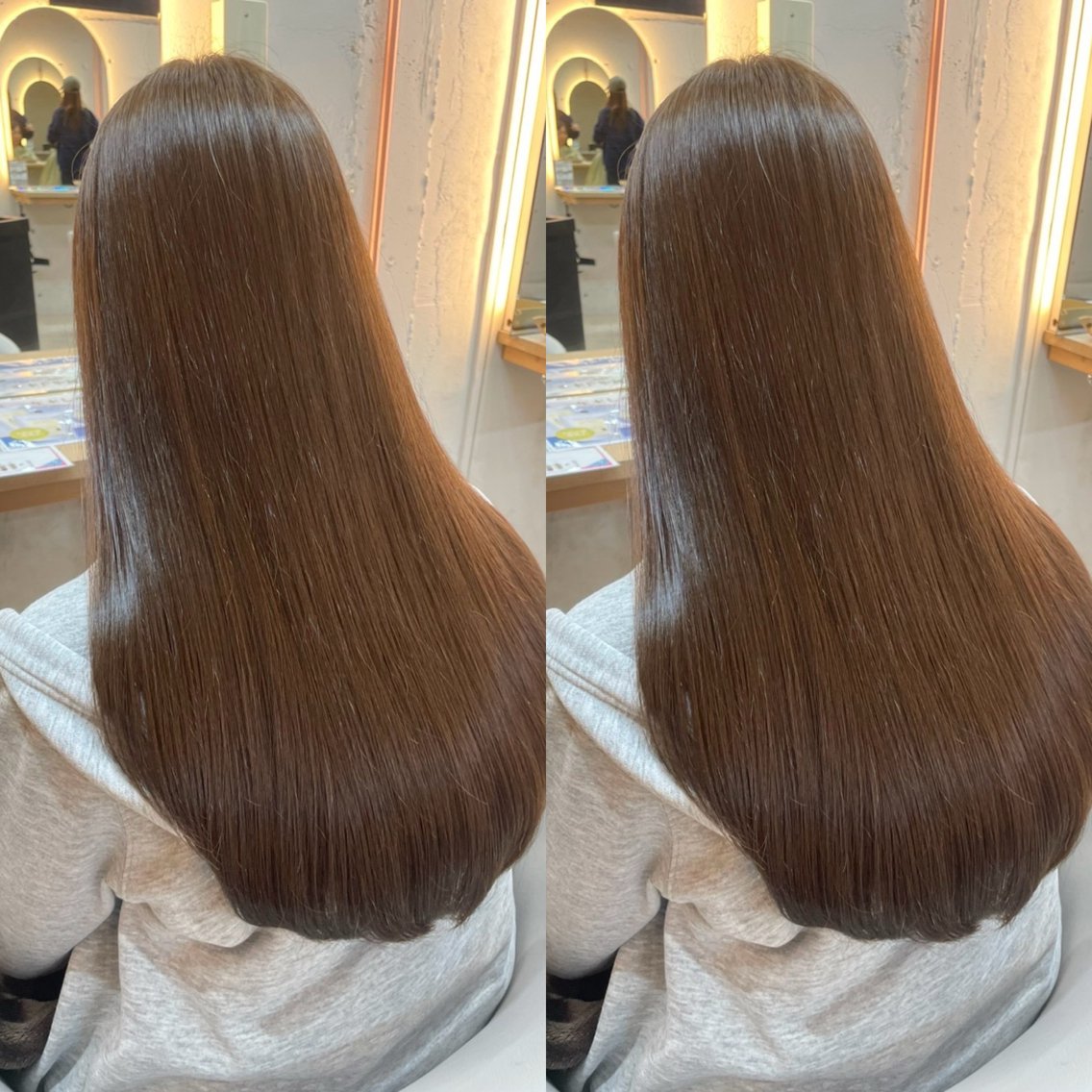 ロング カラー ブラウンカラー ロング カット ヘアカラー トリートメント モデル様募集中🍒 りおのヘアスタイル