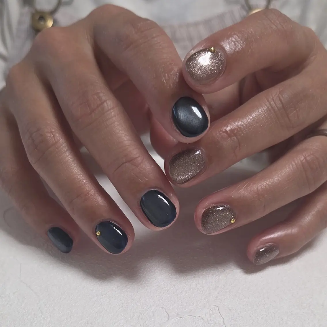 ネイル マグネットネイル ハンドネイル nail salon cocoru.のネイルデザイン