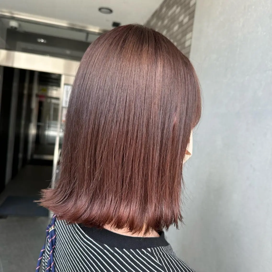 ミディアム カラー 外ハネヘア 💜推しインナー カラー/菊池柊真💜のヘアスタイル