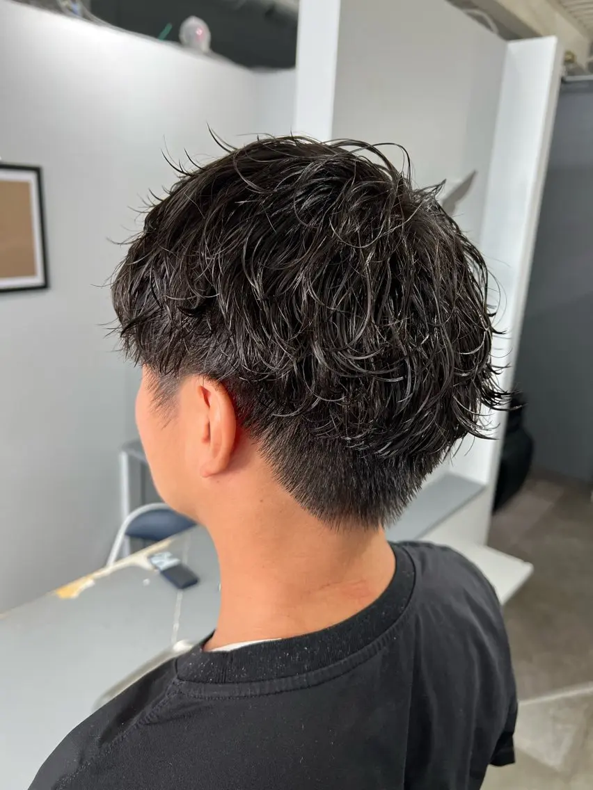 メンズ メンズパーマ カット パーマ 藤澤 めぐのヘアスタイル